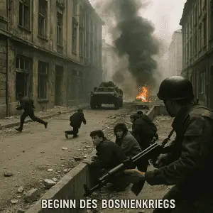 Beginn des Bosnienkriegs