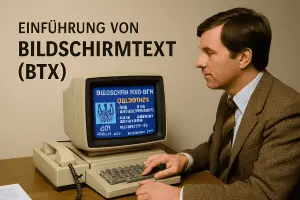 Einführung von Bildschirmtext (Btx)  