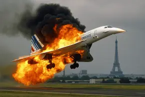 Concorde-Unglück bei Paris